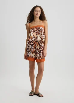 Liu Jo Shorts de raso estampado-Mujer Ropa Deportiva|Moda Baño