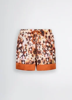 Liu Jo Shorts de raso estampado-Mujer Ropa Deportiva|Moda Baño