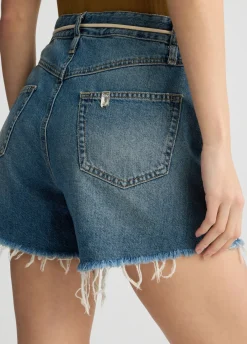 Liu Jo Shorts vaqueros-Mujer Pantalones