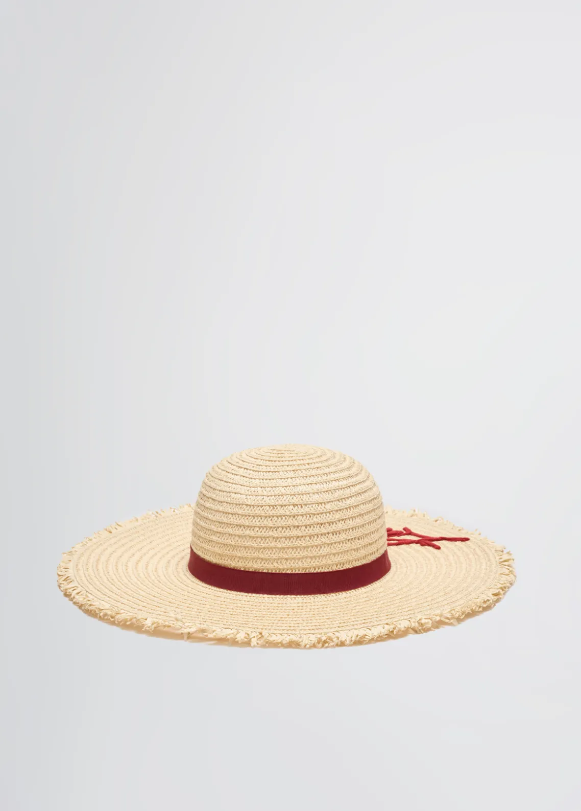 Liu Jo Sombrero de rafia con logotipo-Mujer Gorros|Moda Baño