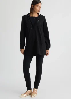 Liu Jo Sudadera con capucha y strass-Mujer Sudaderas