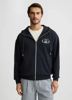 Liu Jo Sudadera con cremallera y capucha-Hombre Sudaderas