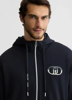 Liu Jo Sudadera con cremallera y capucha-Hombre Sudaderas