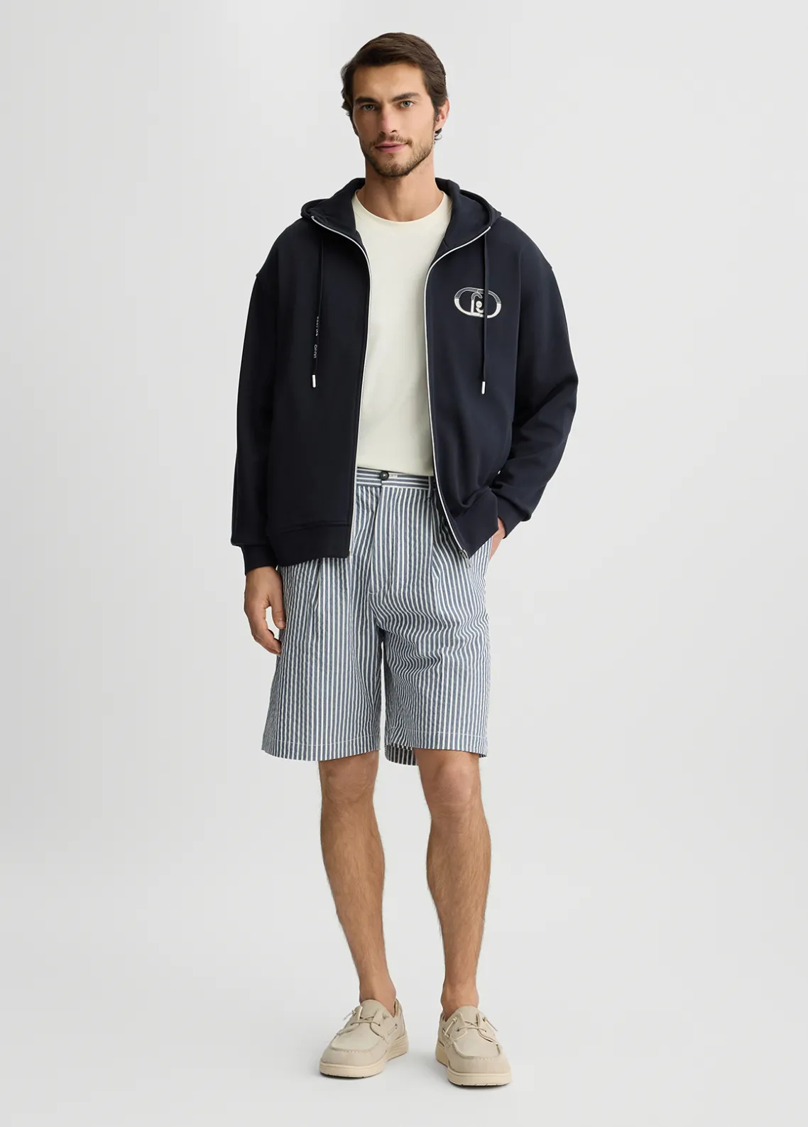 Liu Jo Sudadera con cremallera y capucha-Hombre Sudaderas