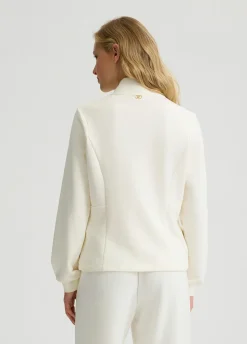 Liu Jo Sudadera con cremallera y strass-Mujer Sudaderas|Ropa Deportiva