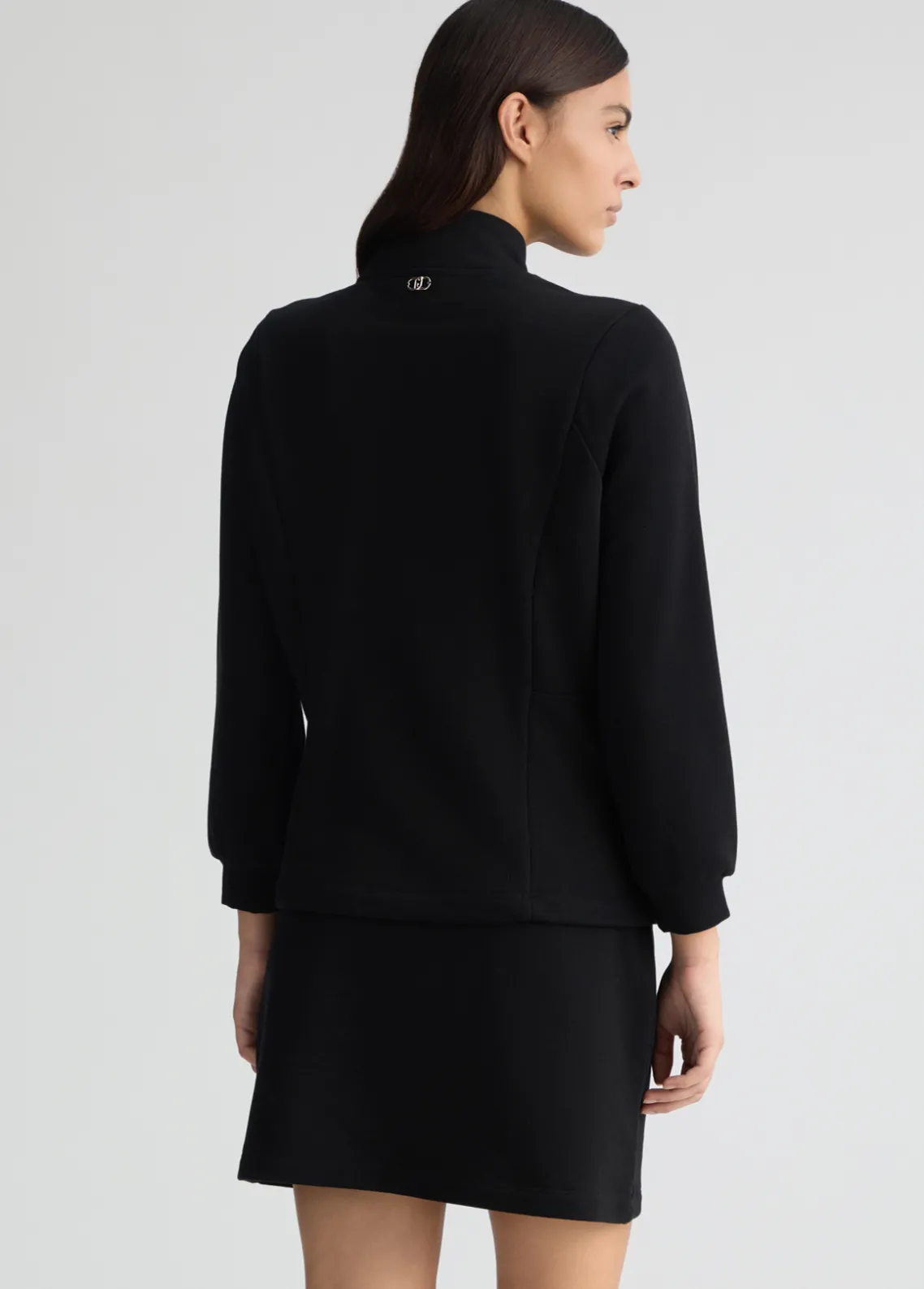Liu Jo Sudadera con cremallera y strass-Mujer Sudaderas
