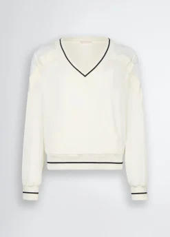 Liu Jo Sudadera con cuello de pico-Mujer Sudaderas|Ropa Deportiva