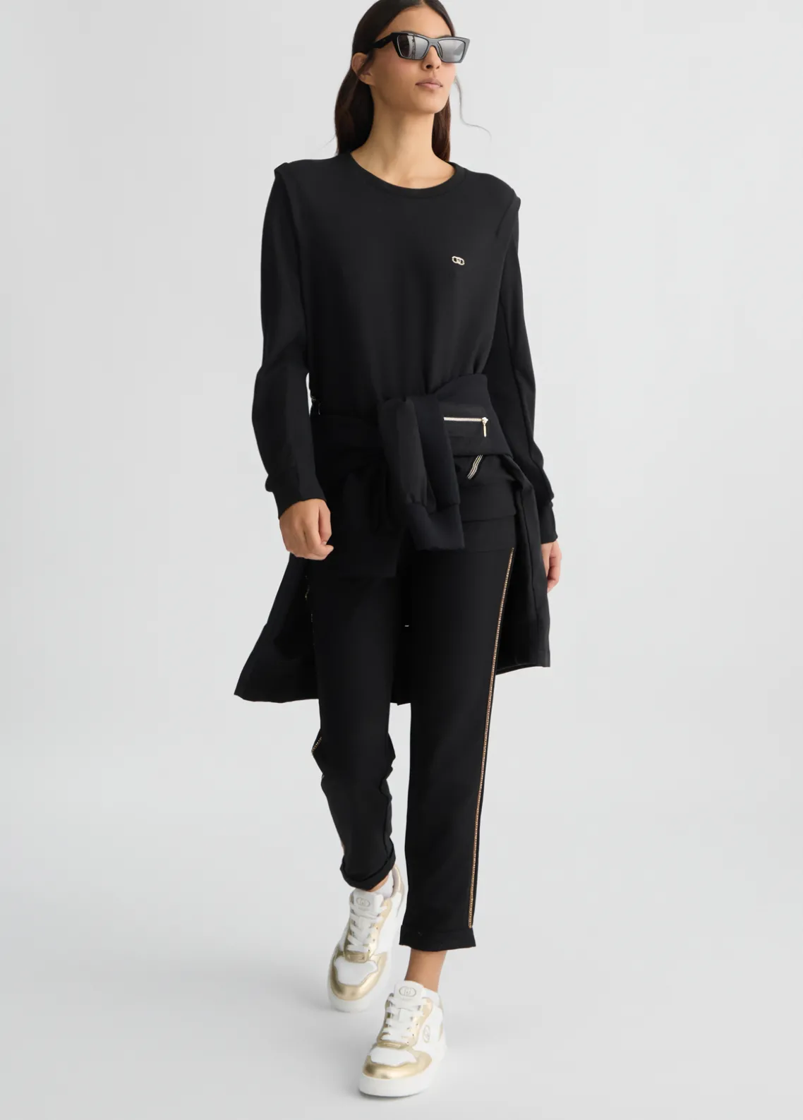 Liu Jo Sudadera con cuello redondo-Mujer Sudaderas|Ropa Deportiva