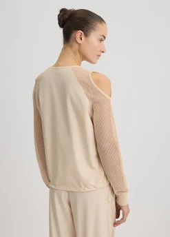 Liu Jo Sudadera con detalles cut-out-Mujer Sudaderas|Ropa Deportiva