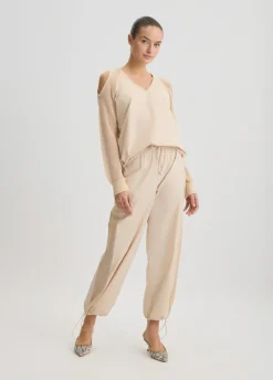 Liu Jo Sudadera con detalles cut-out-Mujer Sudaderas|Ropa Deportiva