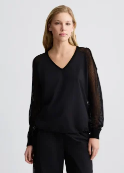 Liu Jo Sudadera con detalles cut-out-Mujer Sudaderas|Ropa Deportiva
