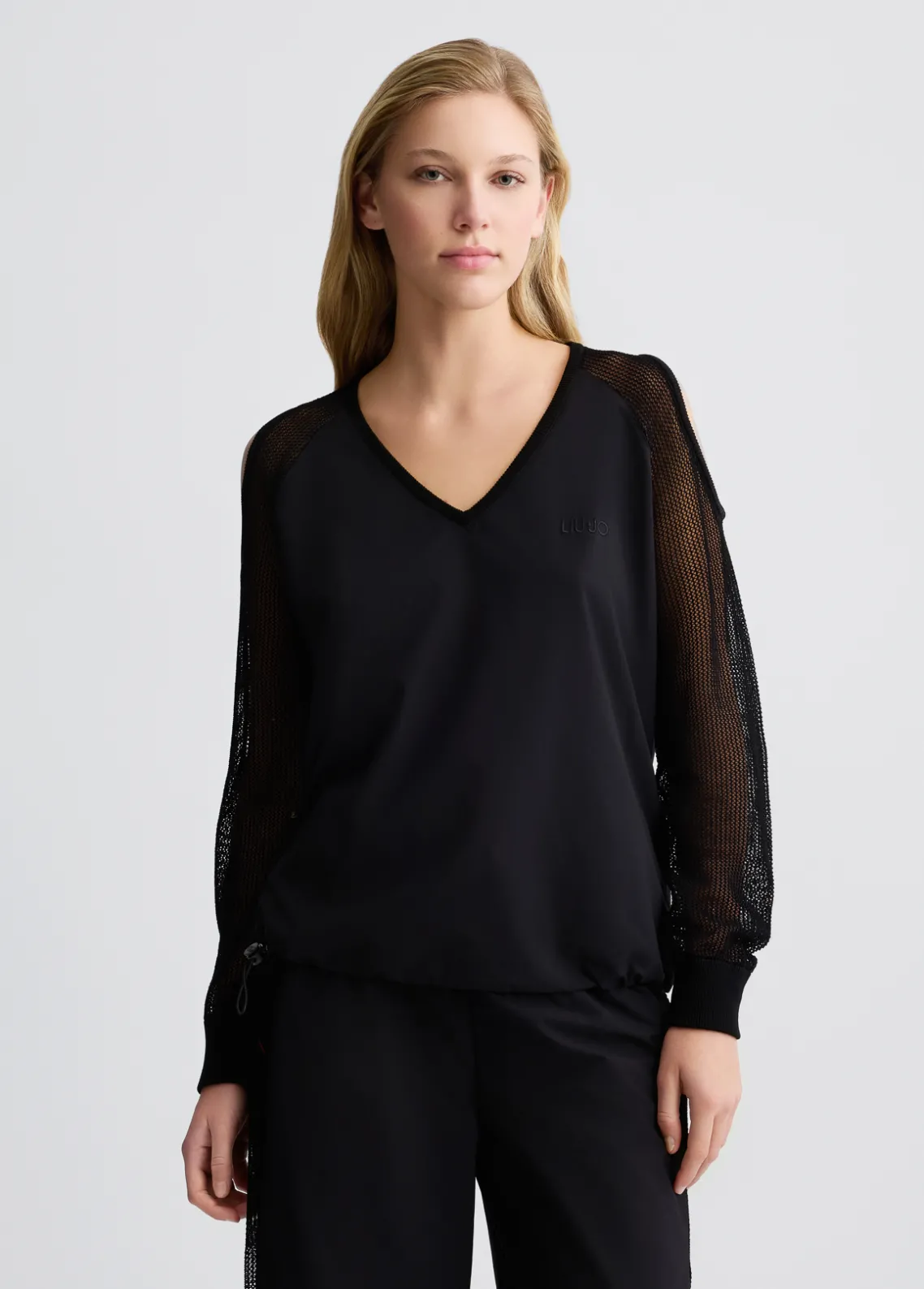 Liu Jo Sudadera con detalles cut-out-Mujer Sudaderas|Ropa Deportiva