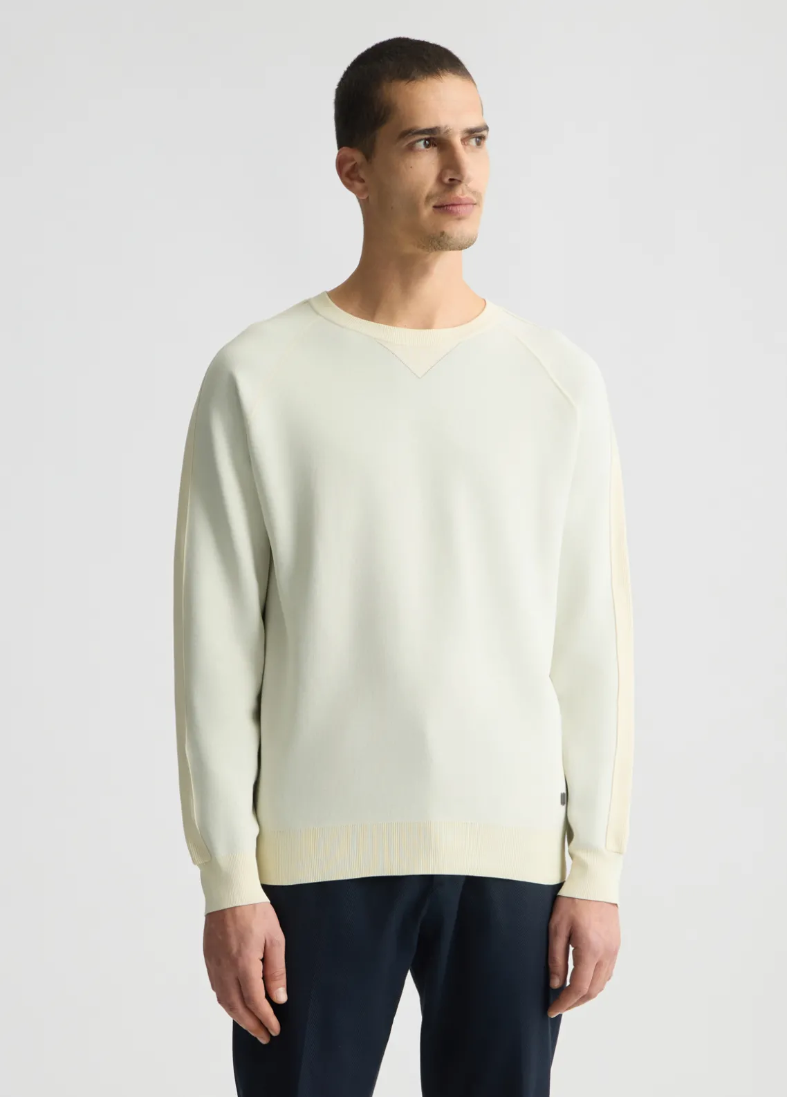 Liu Jo Sudadera con inserciones de punto-Hombre Jerséis Y Sudaderas