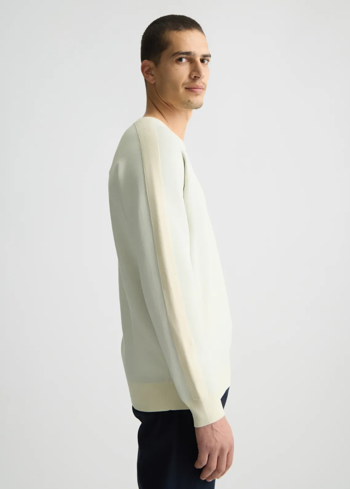 Liu Jo Sudadera con inserciones de punto-Hombre Jerséis Y Sudaderas