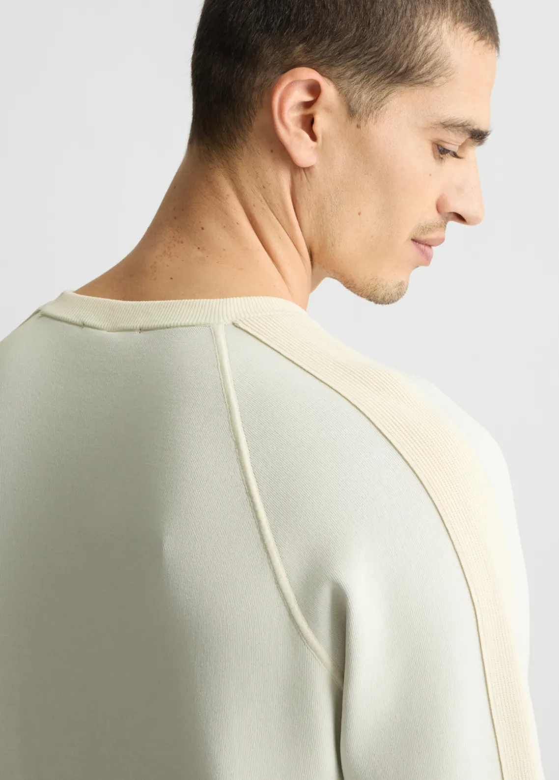 Liu Jo Sudadera con inserciones de punto-Hombre Jerséis Y Sudaderas