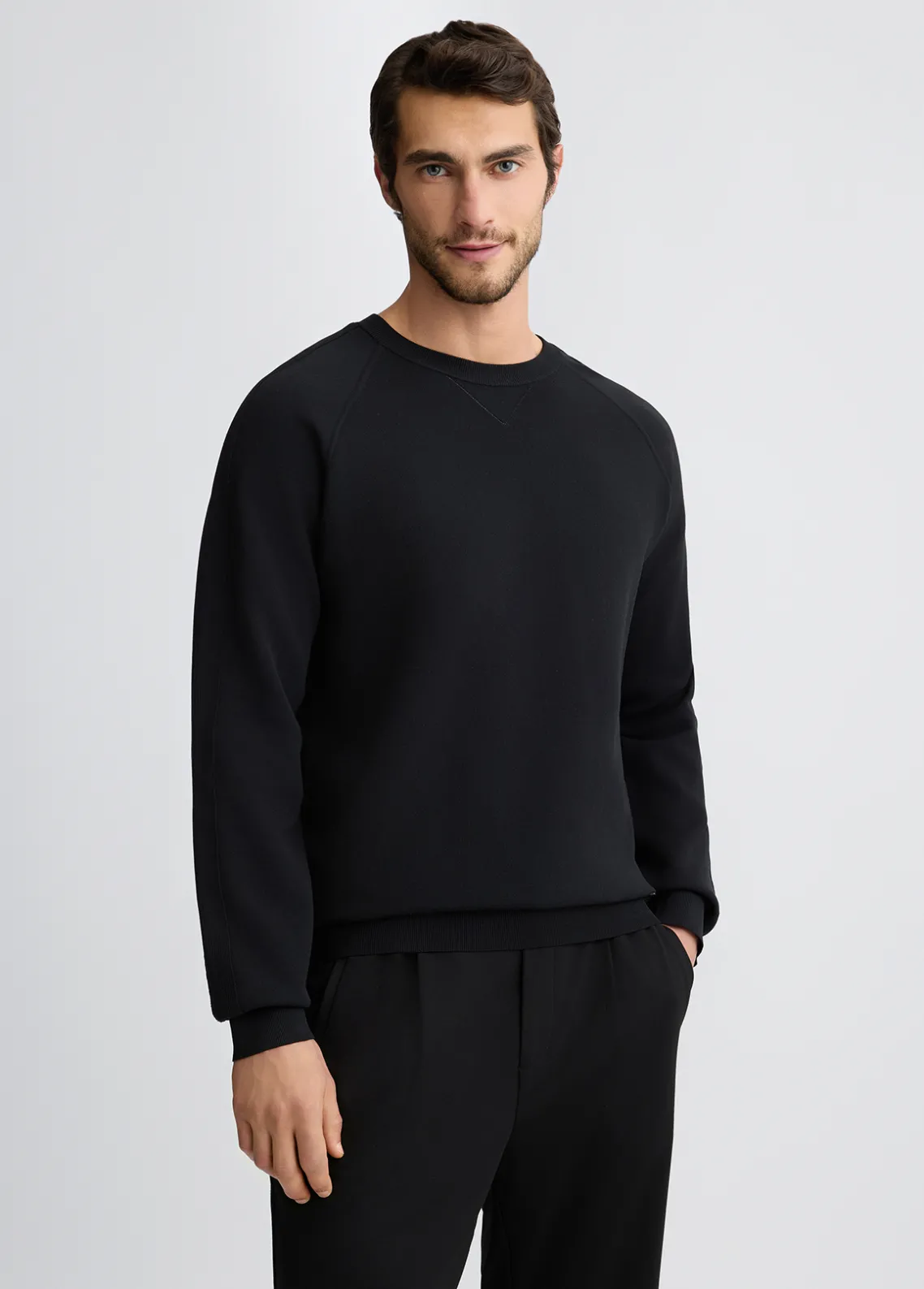 Liu Jo Sudadera con inserciones de punto-Hombre Jerséis Y Sudaderas
