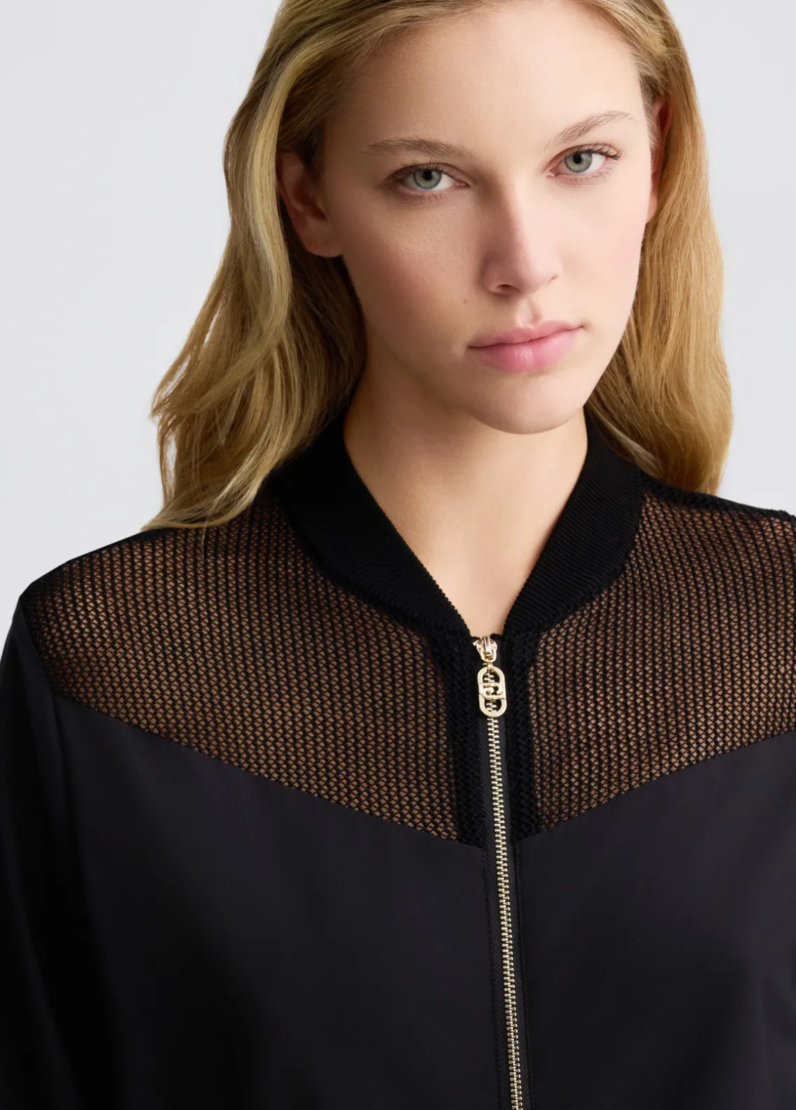Liu Jo Sudadera con insertos de malla-Mujer Sudaderas|Ropa Deportiva