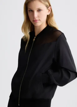 Liu Jo Sudadera con insertos de malla-Mujer Sudaderas|Ropa Deportiva