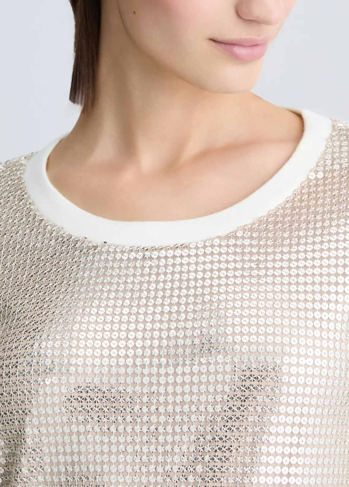 Liu Jo Sudadera con lentejuelas-Mujer Sudaderas|Ropa Deportiva