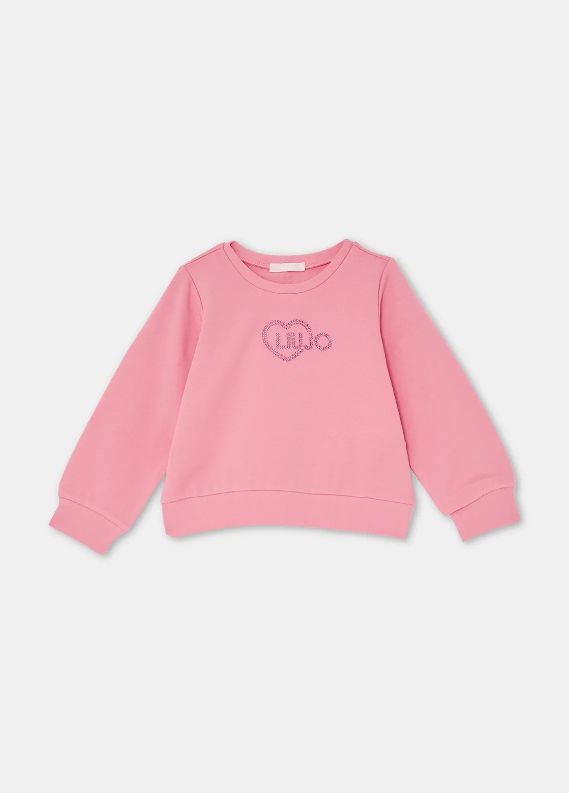 Liu Jo Sudadera con logotipo y strass- Camisetas