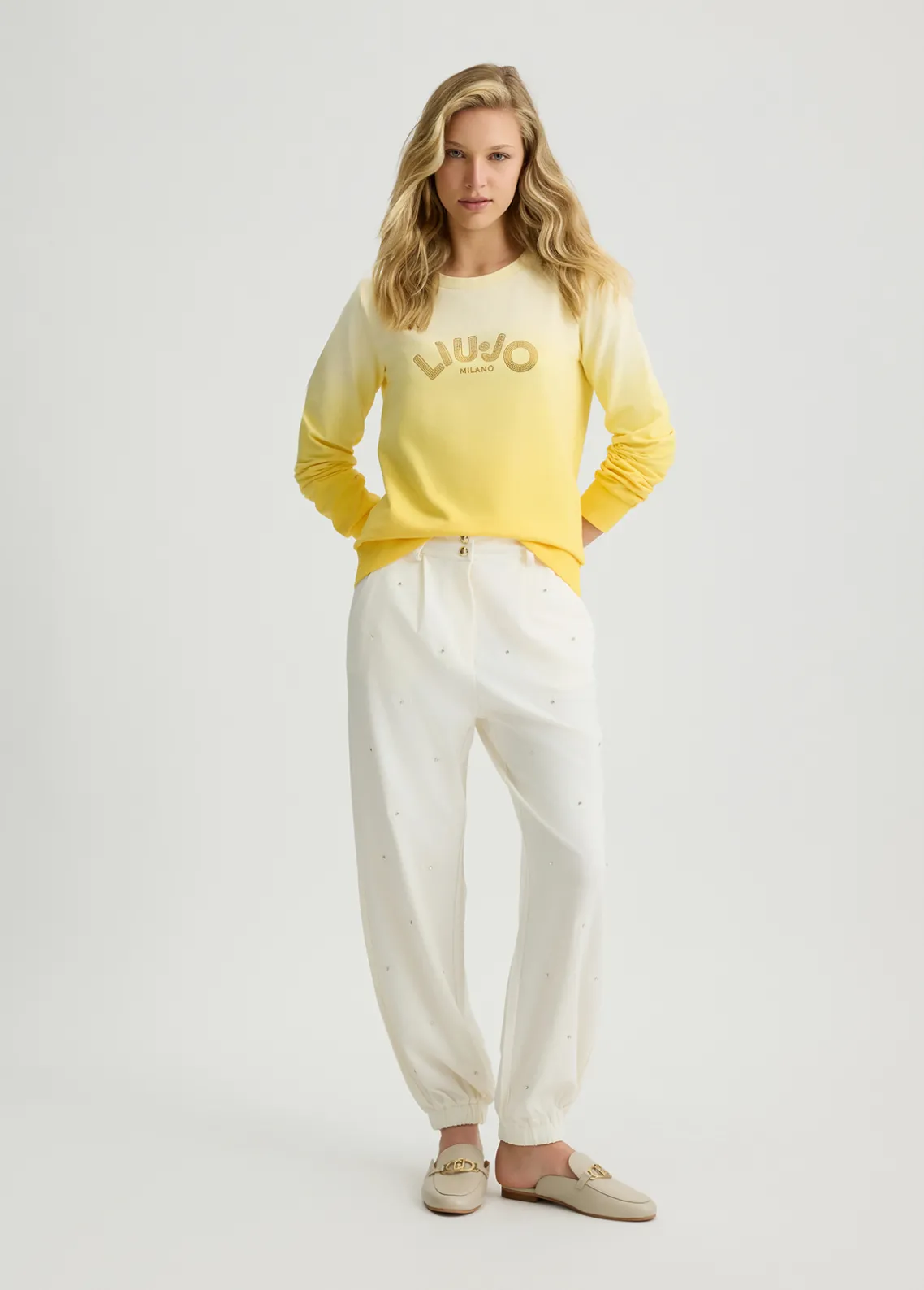 Liu Jo Sudadera con strass-Mujer Sudaderas|Ropa Deportiva