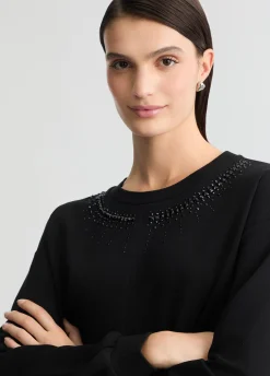 Liu Jo Sudadera con strass-Mujer Sudaderas|Ropa Deportiva