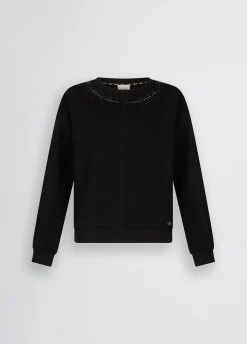 Liu Jo Sudadera con strass-Mujer Sudaderas|Ropa Deportiva