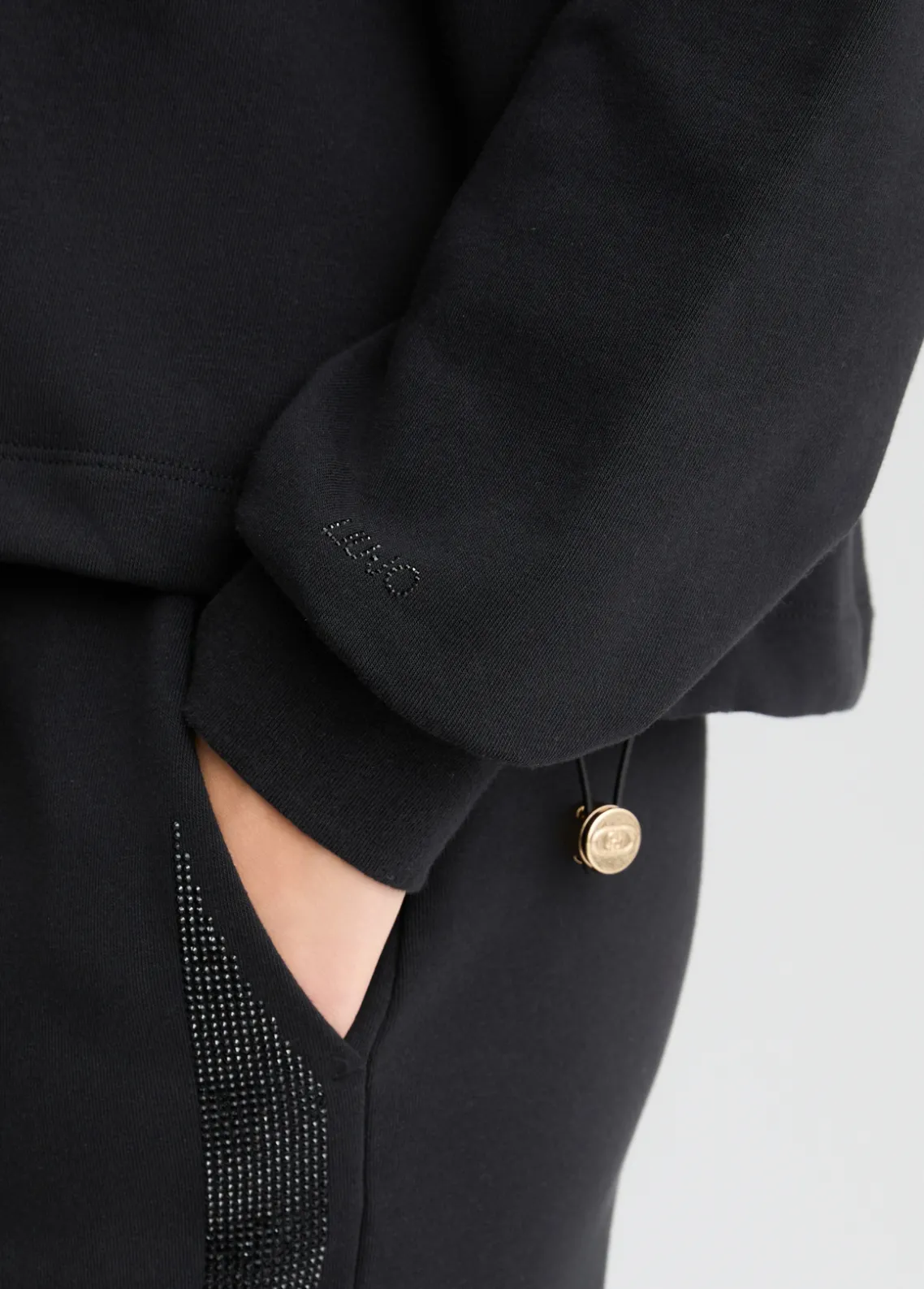 Liu Jo Sudadera con strass-Mujer Sudaderas|Ropa Deportiva