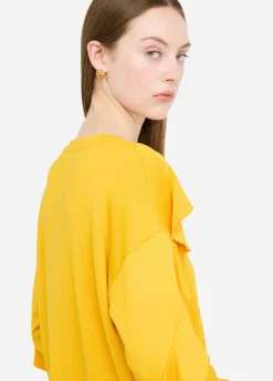 Liu Jo Sudadera con volantes-Mujer Sudaderas|Ropa Deportiva