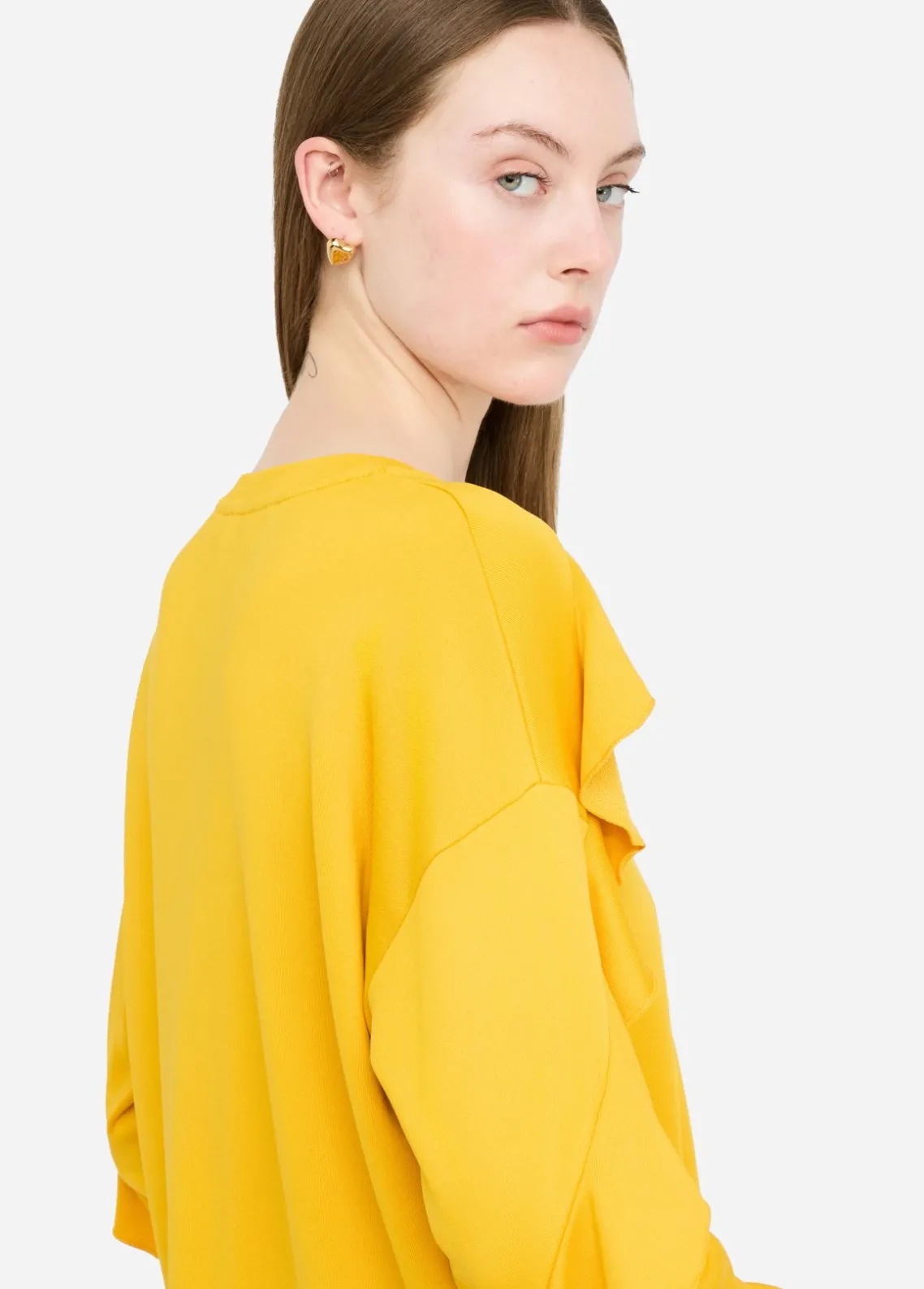 Liu Jo Sudadera con volantes-Mujer Sudaderas|Ropa Deportiva