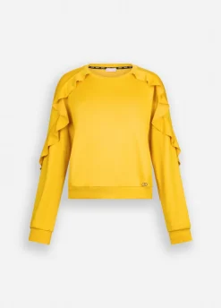 Liu Jo Sudadera con volantes-Mujer Sudaderas|Ropa Deportiva