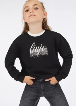 Liu Jo Sudadera de algodón con logotipo- Camisetas Y Sudaderas