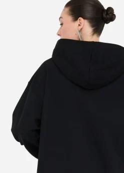 Liu Jo Sudadera de algodón con strass-Mujer Sudaderas