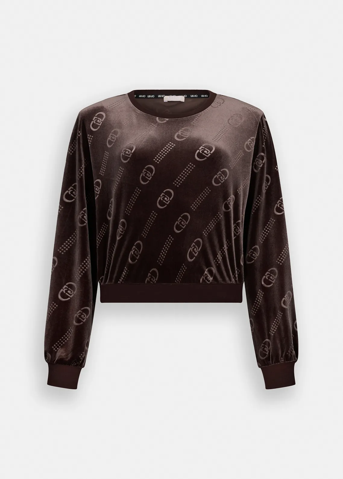 Liu Jo Sudadera de chenilla con logotipo-Mujer Ropa Deportiva