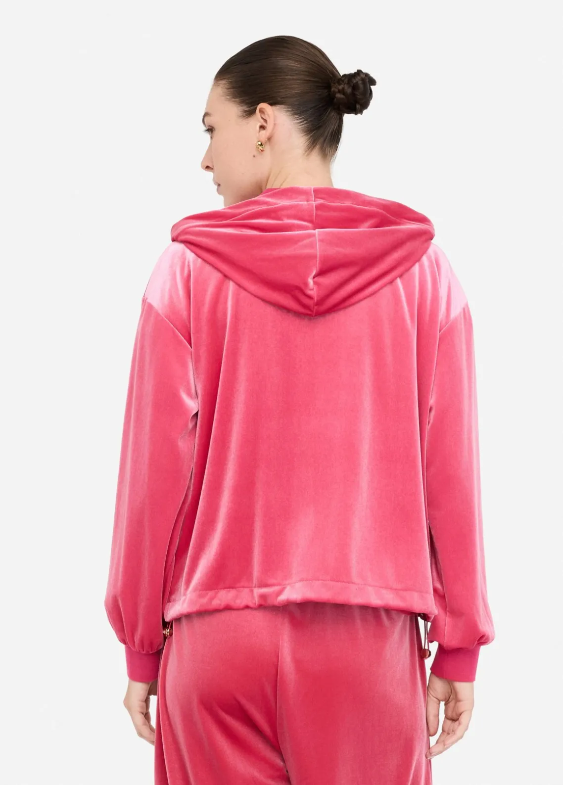 Liu Jo Sudadera de chenilla con capucha-Mujer Sudaderas|Ropa Deportiva