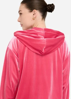Liu Jo Sudadera de chenilla con capucha-Mujer Sudaderas|Ropa Deportiva