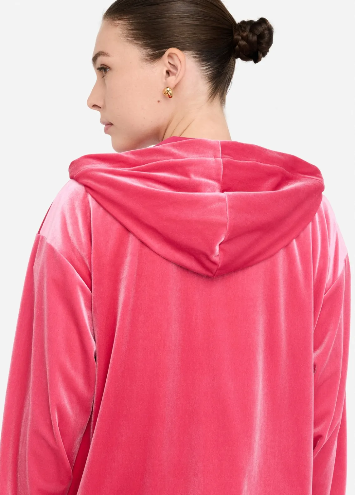 Liu Jo Sudadera de chenilla con capucha-Mujer Sudaderas|Ropa Deportiva