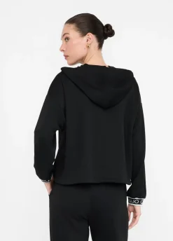 Liu Jo Sudadera de lurex® con capucha-Mujer Sudaderas|Ropa Deportiva