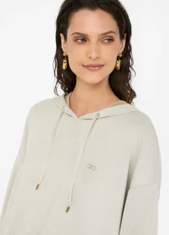 Liu Jo Sudadera de lurex® con capucha-Mujer Sudaderas|Ropa Deportiva