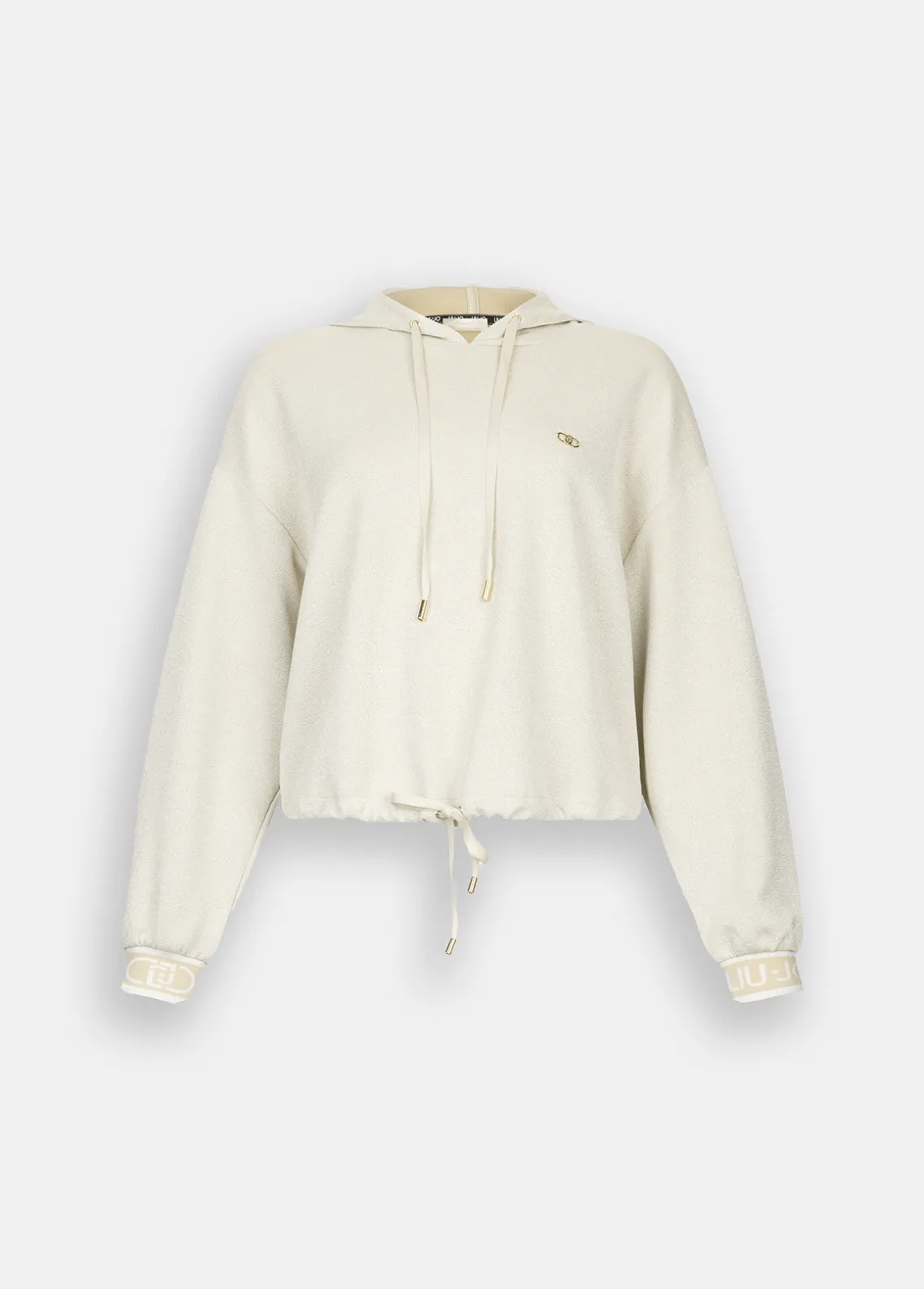 Liu Jo Sudadera de lurex® con capucha-Mujer Sudaderas|Ropa Deportiva