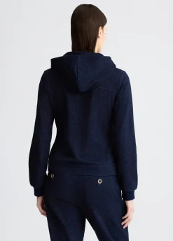 Liu Jo Sudadera de lurex® con cremallera-Mujer Sudaderas|Ropa Deportiva
