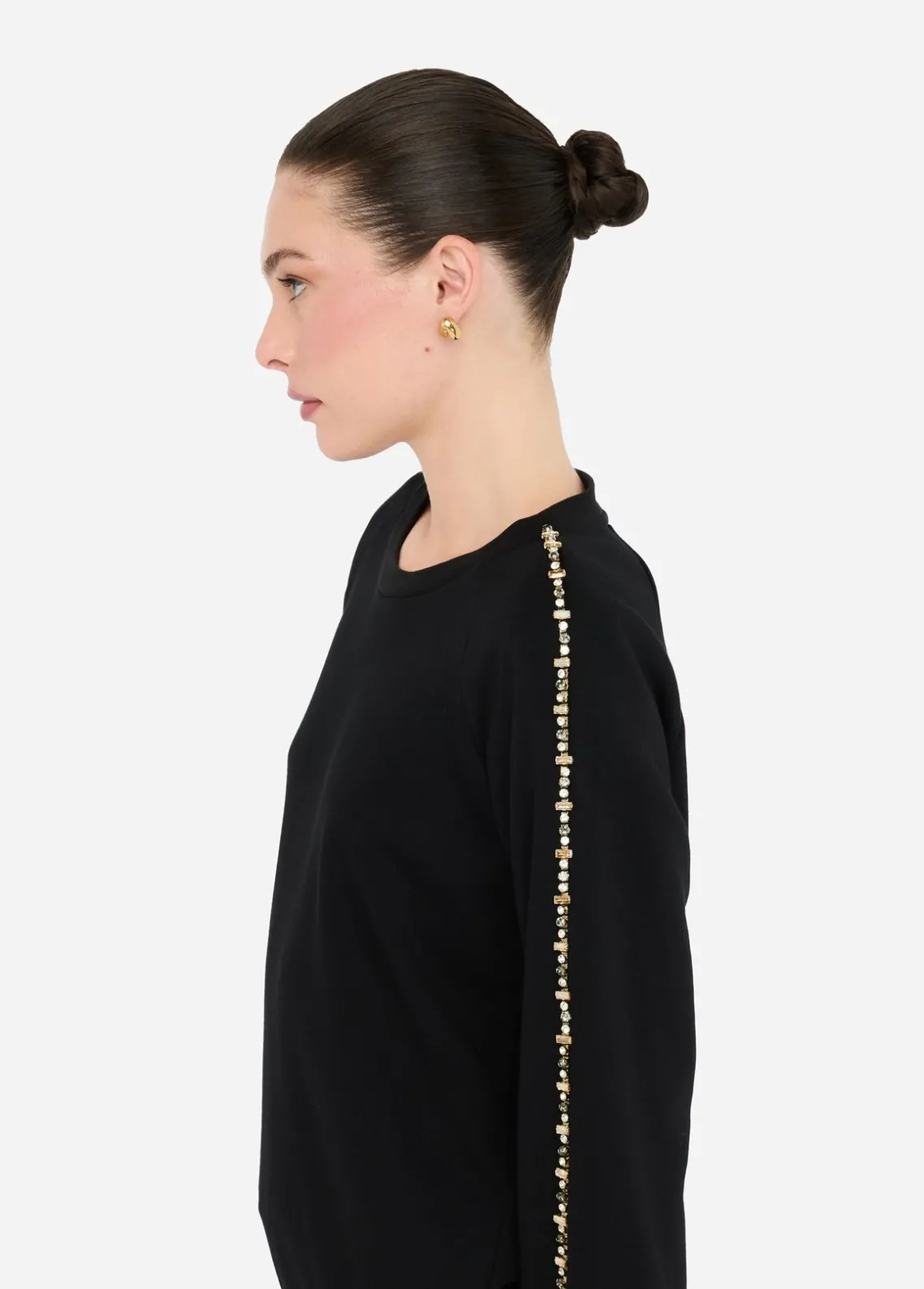 Liu Jo Sudadera Better con strass-Mujer Sudaderas|Ropa Deportiva