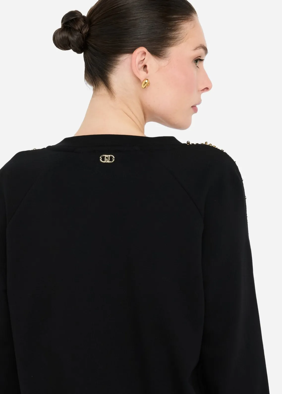 Liu Jo Sudadera Better con strass-Mujer Sudaderas|Ropa Deportiva