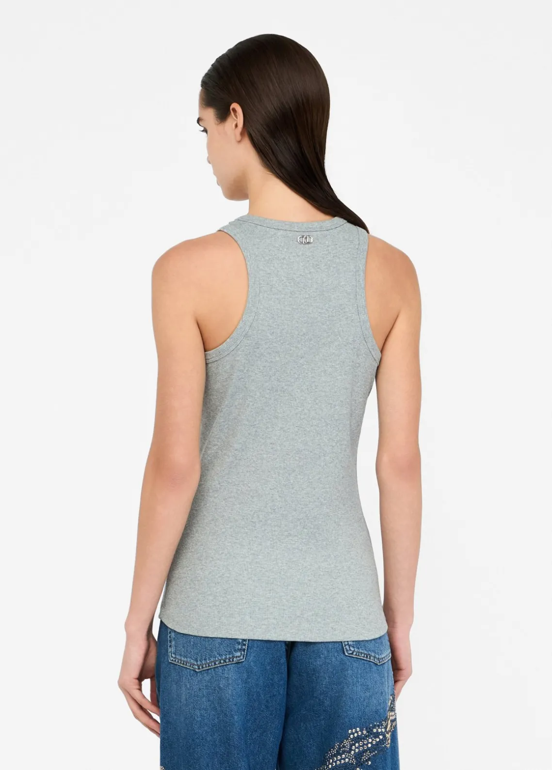 Liu Jo Top con aplicaciones joya-Mujer Camisetas Y Tops