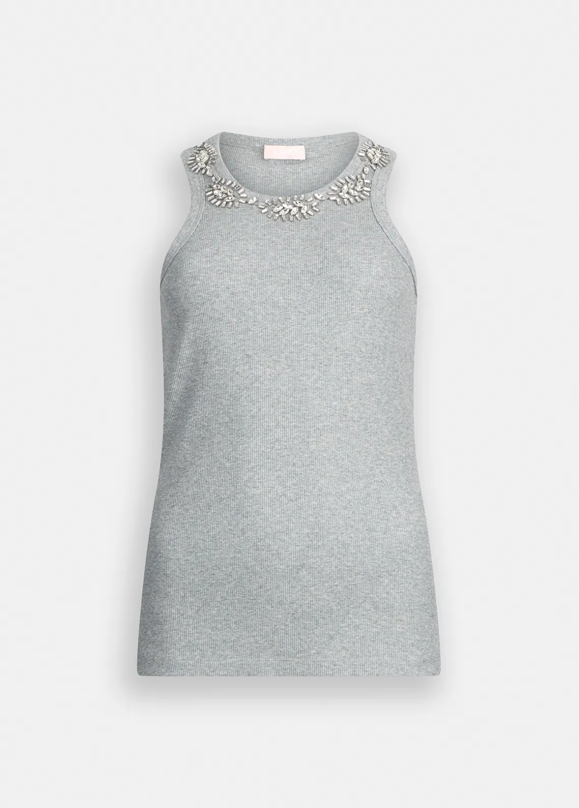 Liu Jo Top con aplicaciones joya-Mujer Camisetas Y Tops