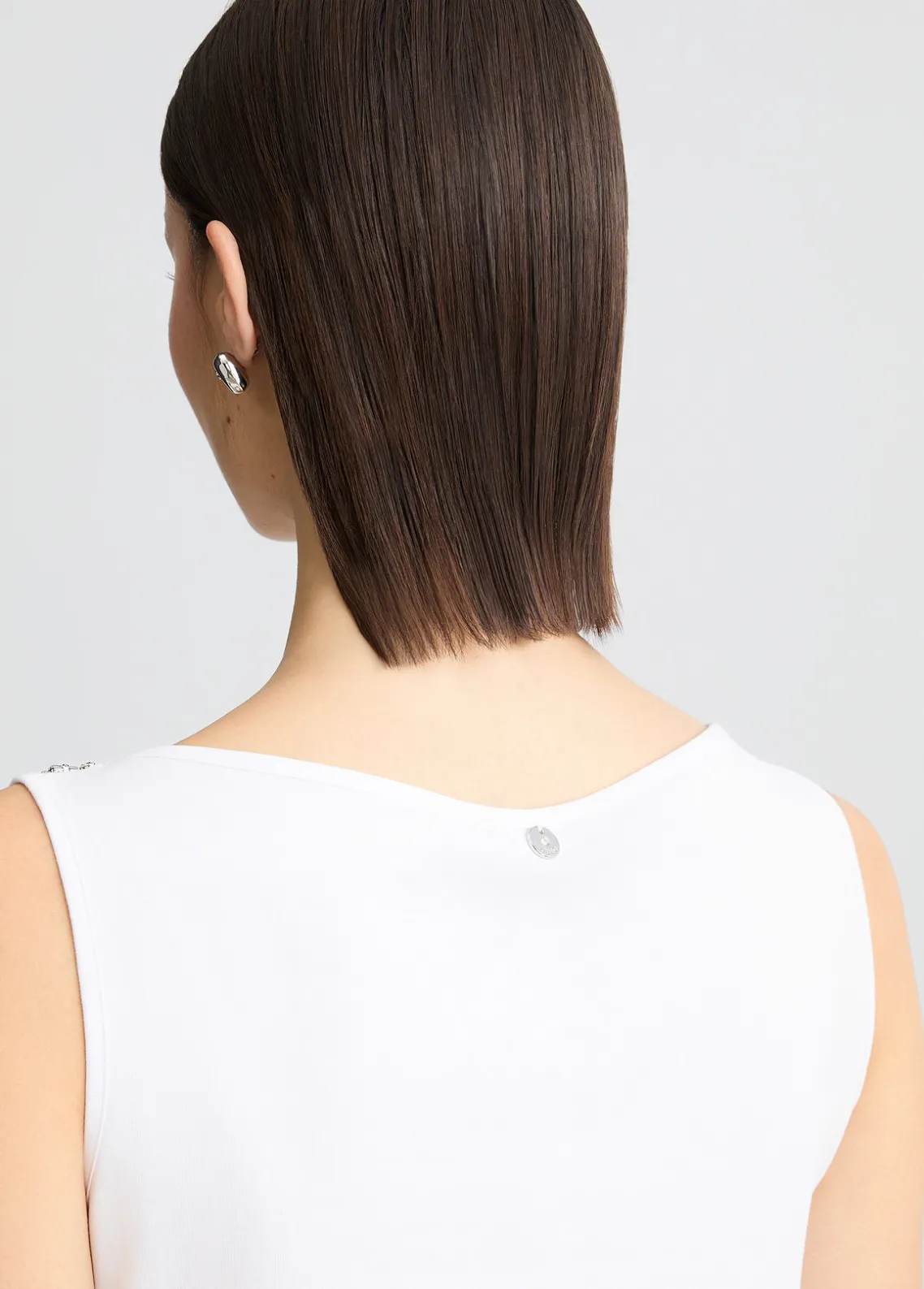 Liu Jo Top con bordados de joyas-Mujer Camisetas Y Tops