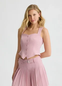 Liu Jo Top con botones-Mujer Camisetas Y Tops