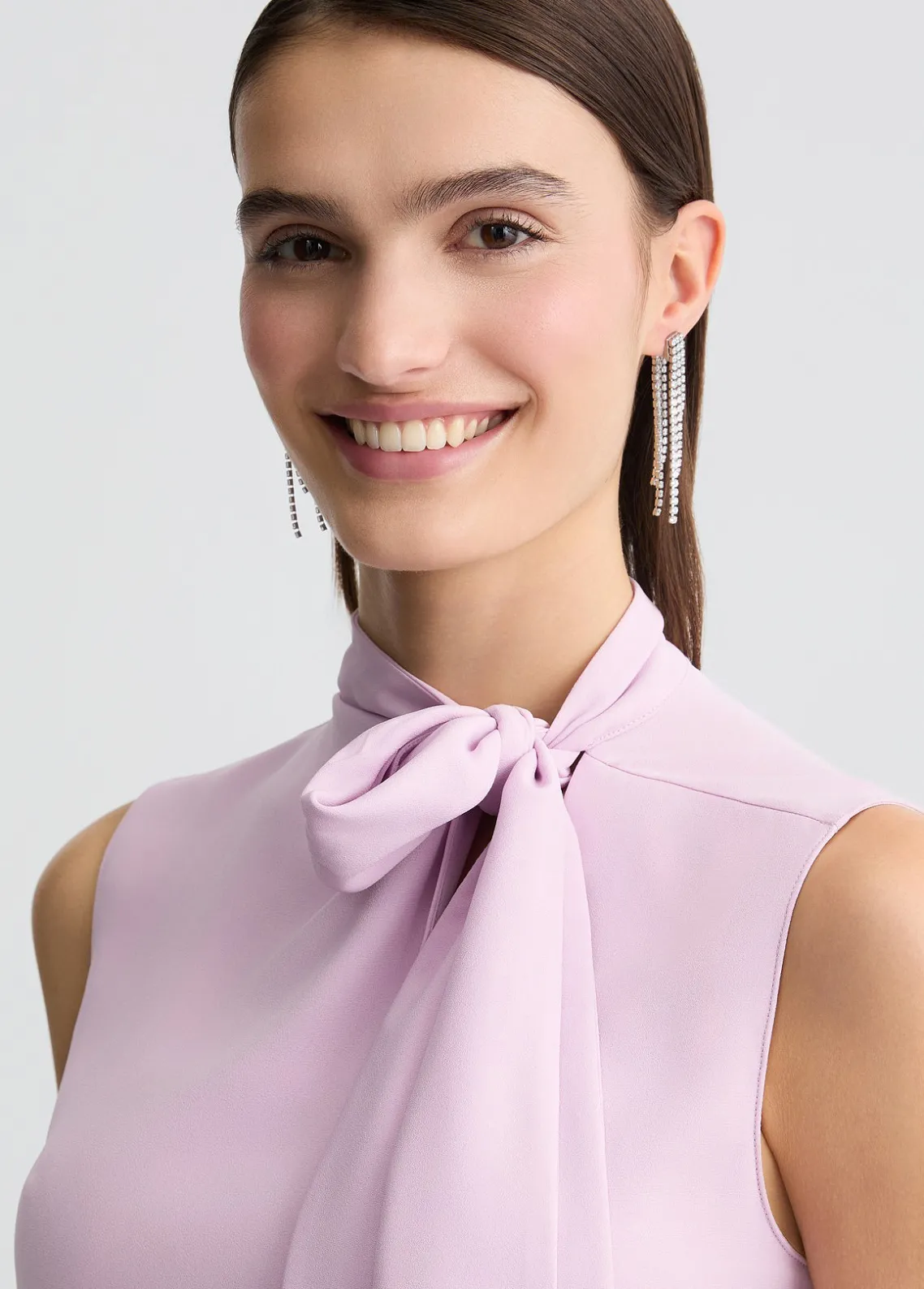 Liu Jo Top con bufanda-Mujer Camisas Y Blusas