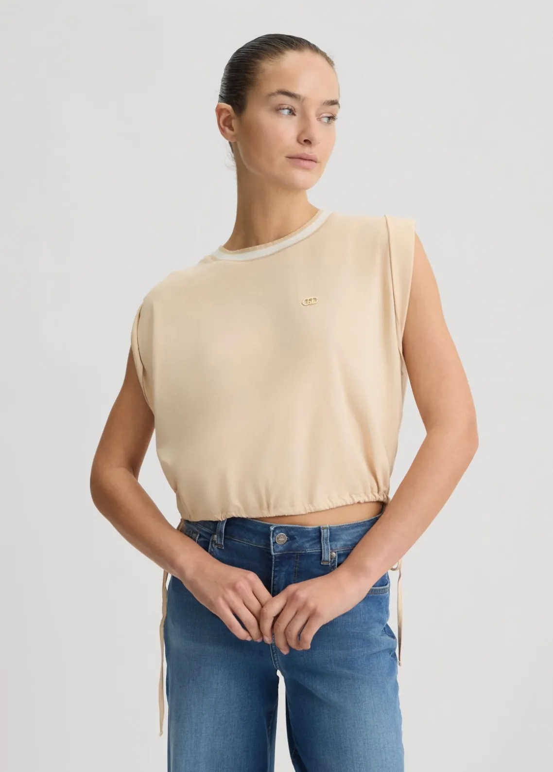 Liu Jo Top con cordones-Mujer Ropa Deportiva|Camisetas Y Tops