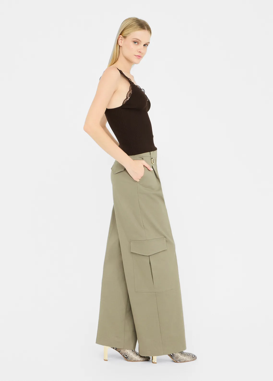 Liu Jo Top con detalles de encaje-Mujer Camisetas Y Tops